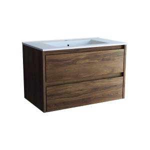 Тумба с раковиной Vincea Gio 800 2 выкатных ящика, C.Oak