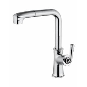 Смеситель для кухни Wonzon & Woghand WW-88439008A-CR с выдвижным изливом, хром