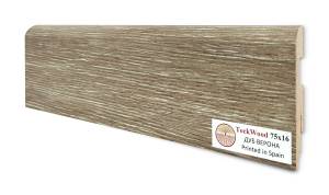 Плинтус Teckwood Цветной Дуб Верона 2000x75x16