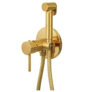Гигиенический душ Remer X Style X65WBG золотой брашированный, со смесителем