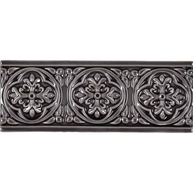 Бордюр Adex Studio ADST4006 Relieve Palm Beach Volcanico 7.5x19.8