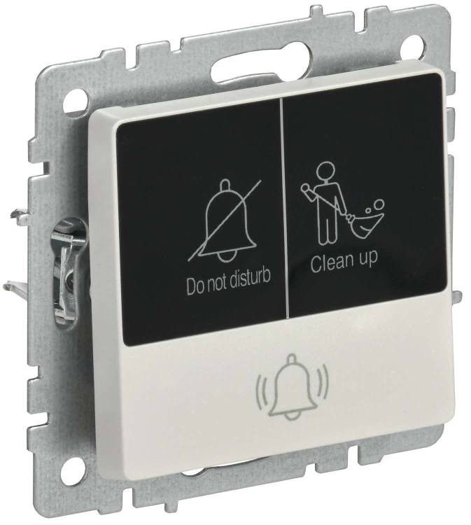 Кнопка звонка IEK Brite BR-V14-2-10-K36 жемчуг