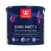 Краска интерьерная Tikkurila Euro Matt 3 база A глубокоматовая 2.7 л