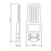 Уличный светодиодный консольный светильник Gauss Qplus 629535300 фото 3