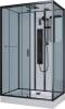 Душевая кабина Niagara Premium NG-6912-01GQL BLACK 120х80х210 левая, черная, с низким поддоном