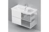 Тумба с раковиной Am.Pm Gem M90-FHX0802WG-WCC0802WG подвесная, 2 ящика, белый глянец, 80 см фото 7