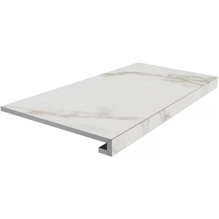 Ступень Kerama Marazzi Монте Тиберио SG850190R/GCF Клееная Серый Светлый Матовый 33x80
