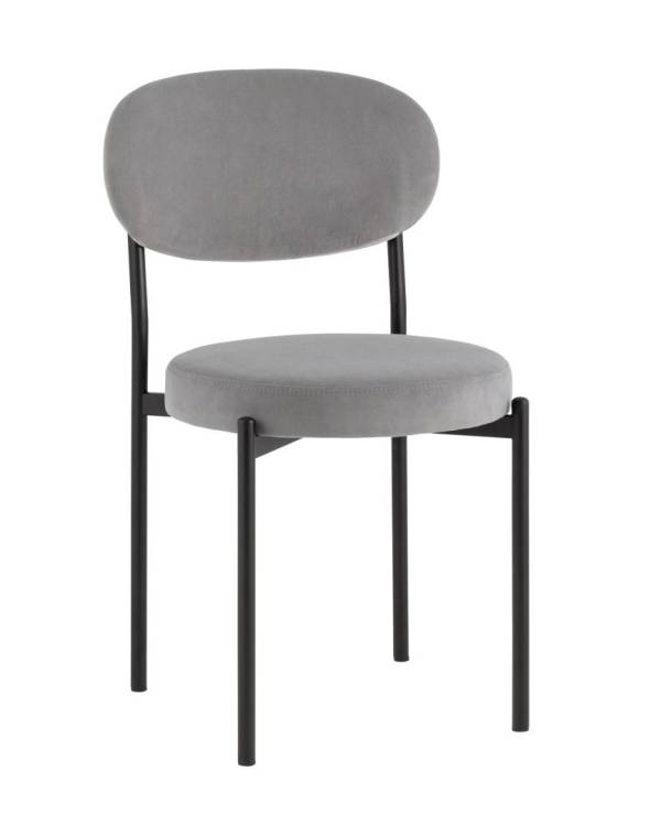 Стул Stool Group Бриф SN AV 477-C83-9005 велюр серый