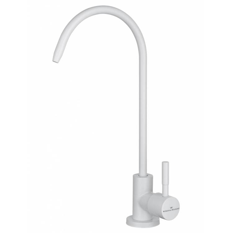 Смеситель для кухни под фильтр Wonzon & Woghand WW-AE4587-MW белый матовый