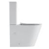 Унитаз компакт Black&White W-7793 7793W Безободковый Белый фото 5