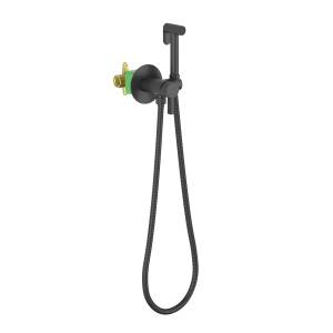 Гигиенический душ Timo Caisa 9038/03SM со смесителем, черный матовый
