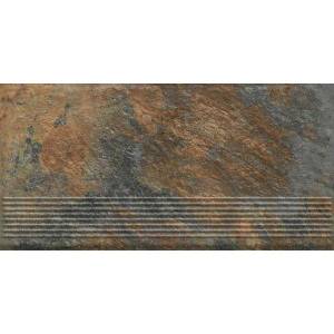 Ступень Paradyz Ardis Rust Stopnica Prosta Struktura Mat 30x60