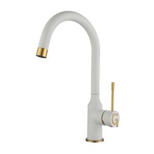 Смеситель для кухни Rivelato Garda 1923502 иней, золото