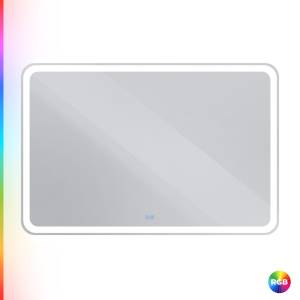 Зеркало Cezares Multicolore CZR-SPC-MC-1200-800-RGB-TCH со встроенной RGB подсветкой и сенсорным выключателем, 12V, 120x80