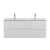 Тумба под раковину Cezares DUET-N-1200-2C-SO-2-BL Bianco Lucido, 120x45.7x50