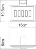 Мыльница Wasserkraft Leine White K-5069White фото 6