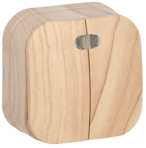 Выключатель 2-клавишный IEK Glory EVH21-K34-10 сосна