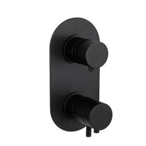 Смеситель для душа Remer Elegance NT93KBCFP черный брашированный хром
