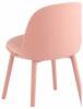Стул Stool Group Fog SL-7022DP pink 90531 пластик пыльно-розовый с подушкой фото 6