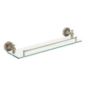 Полка Rose RG1019Q стеклянная, бронза