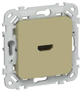 Розетка HDMI IEK Flite FI-H10-K26 оливковый