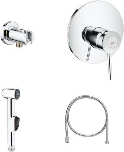 Гигиенический душ Grohe BauClassic 124434 со смесителем, с внутренней частью