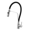 Смеситель для кухни Knotlor Streamline SS-07 с гибким изливом и режимом душ, сатин