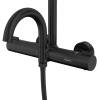 Душевая стойка Elghansa Radiant 6747157-2X-Black с термостатом, черная фото 5