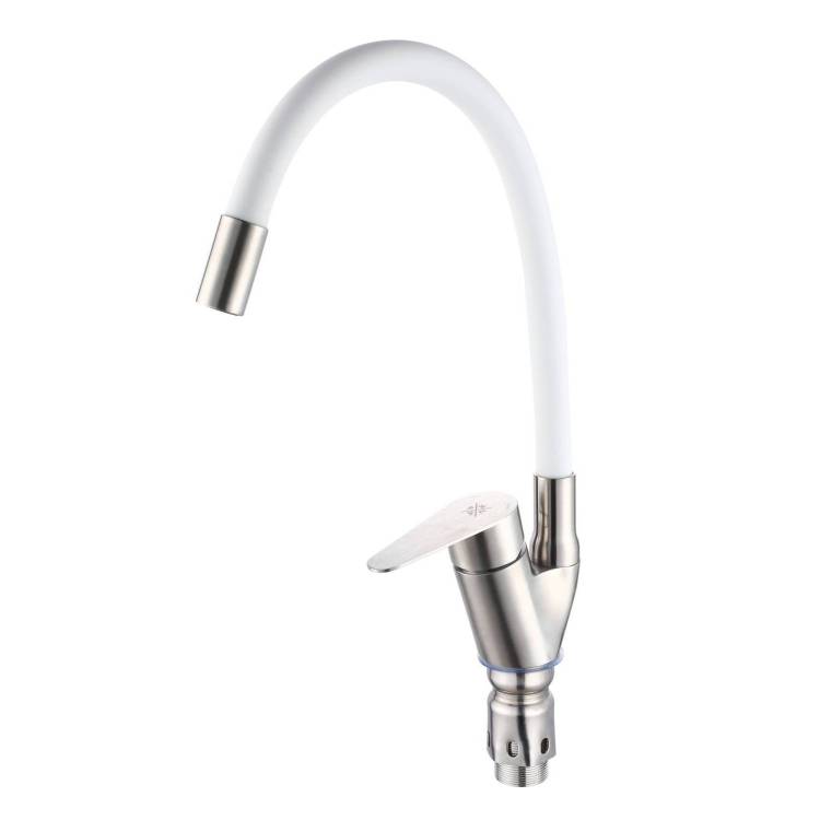 Смеситель для кухни РМС SUS126W-016F белый