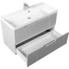 Тумба под раковину Belbagno Vittoria VITTORIA-1000-2C-SO-TB-P 100x45x57 Toros Bianco подвесная с двумя выкатными ящиками фото 5