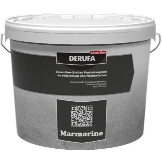 Декоративная штукатурка Derufa Marmorino с эффектом гранита 15 кг