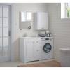 Тумба с раковиной Corozo Леон 70 Z2 под стиральную машину, напольная, левая, белый фото 3