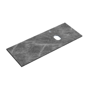 Столешница Sancos TT120A1XR с отверстием под смеситель, Black Sky, 120x46