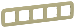 Рамка 5-постовая IEK Flite FI-M52-31-20-K26 оливковый