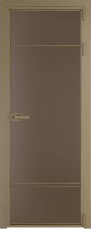 Межкомнатная дверь Profil Doors 4 AX цвет профиля Шампань, стекло безопасное 6 мм монохром гляссе 800x2000