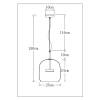 Подвесной светильник Arte Lamp Padova A2404SP-23AM фото 2