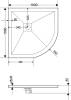 Поддон для душа RGW Stone Tray ST/R-0100G 100х100 с сифоном фото 6