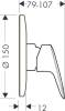 Смеситель для душа Hansgrohe Logis 71606000 фото 2