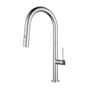 Смеситель для кухни Rivelato Asti 3972500 с выдвижным изливом, хром