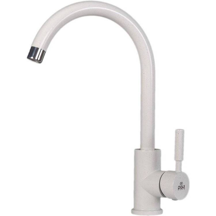 Смеситель для кухни Paulmark Holstein Ho212063-331 белый