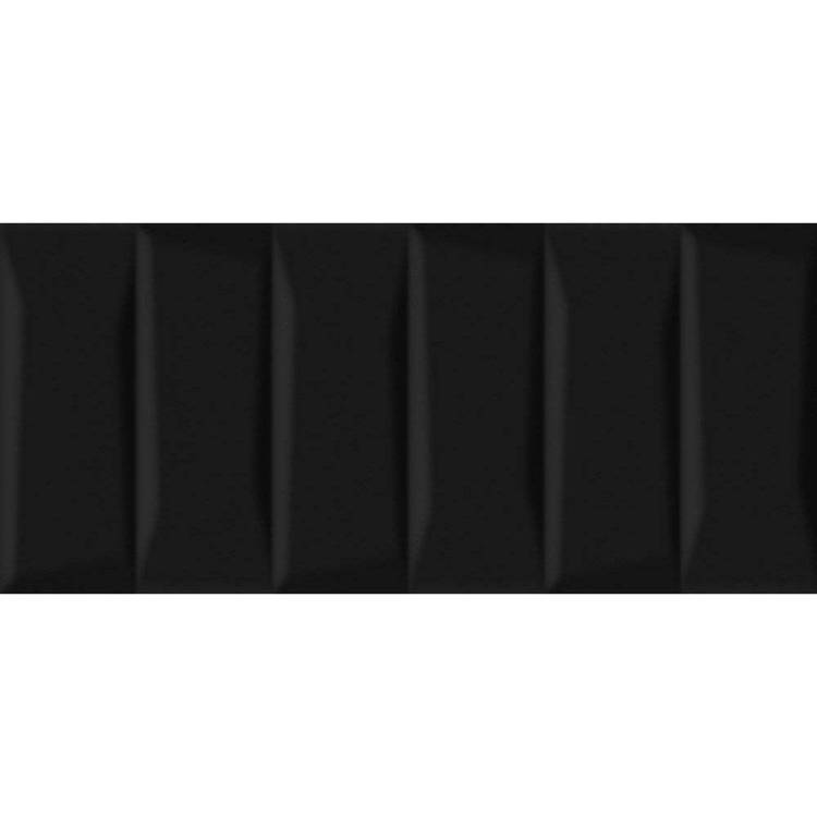 Керамическая плитка Cersanit Evolution EVG233 Облицовочная Рельеф Кирпичи Черный 20x44