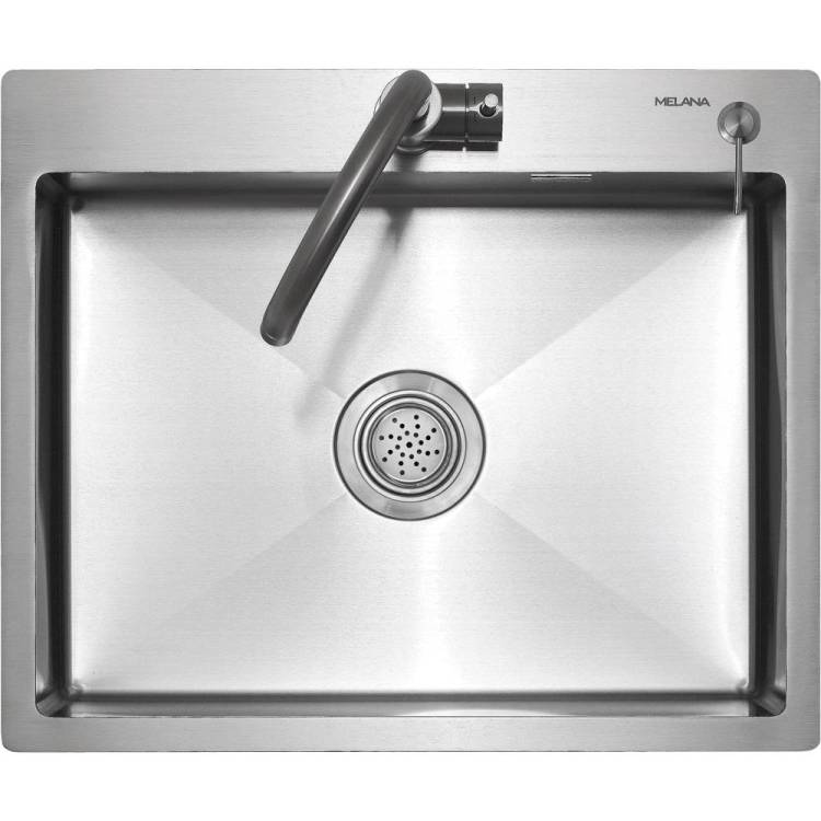 Мойка кухонная Melana ProfLine R6050HK с дозатором, сатин