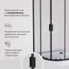 Душевой уголок AM.PM Gem W90G-401-100BT 100x100 стекло прозрачное, профиль черный матовый фото 6