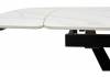 Стол Woodville Alarti 493187 matt white marble sintered stone/black 120(180)x80x76 фото 4