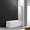 Шторка на ванну Cezares Slider VF-11-80/150-C-Cr стекло прозрачное фото 3