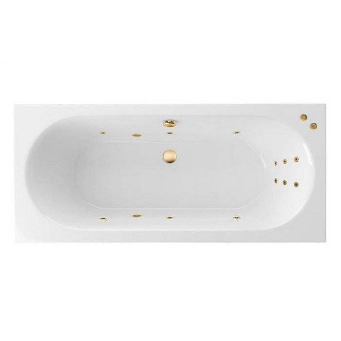 Акриловая ванна Excellent Oceana 170x75 "LINE" (золото)