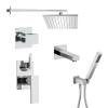 Душевой комплект Paini Grazia 21CRSET36911SHBATH на 3 потребителя, хром
