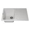 Мойка кухонная Uperwood Quartz UPD-04 3910202112 белая, 78x51