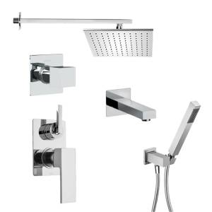 Душевой комплект Paini Grazia 21CRSET36911SHBATH на 3 потребителя, хром