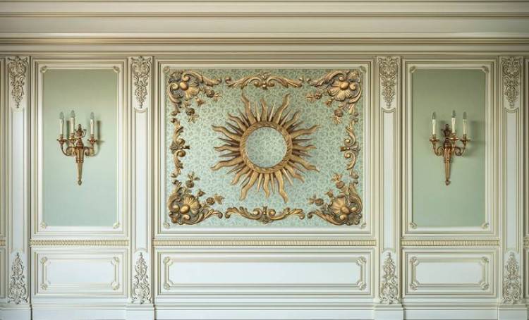 3D Фотообои Artegrafico «Королевский шик» DR-018 песок